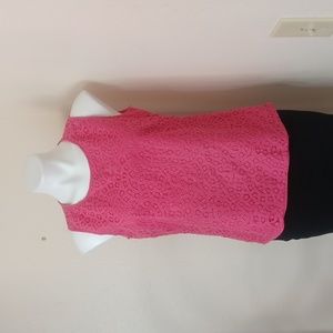 Talbots shirt sleeveless pink size 10p petite